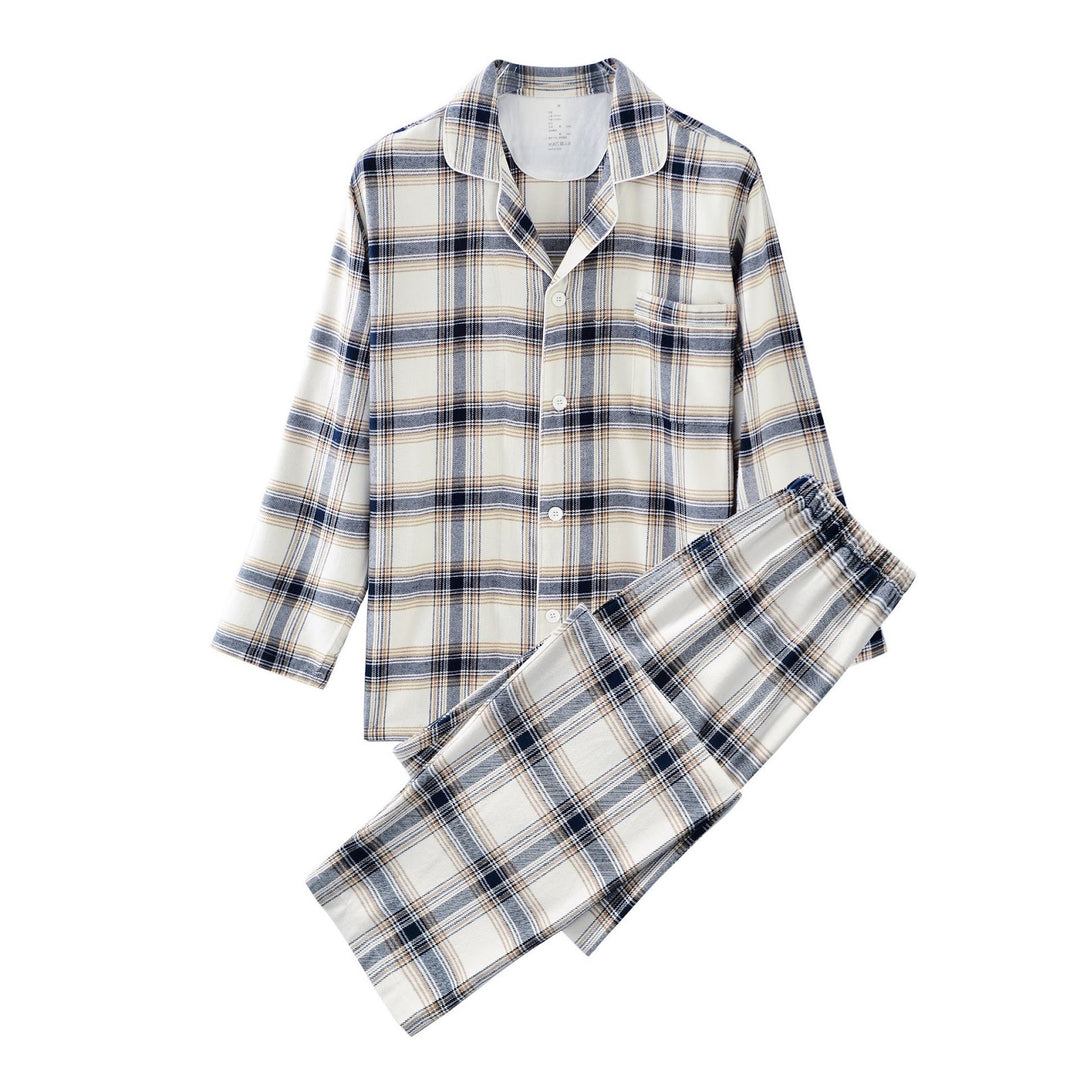 Flanell-Schlafanzug-Set für Damen und Herren