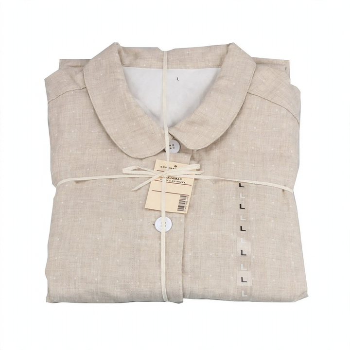 Baumwoll-Schlafanzug, doppellagige Gaze, Unisex