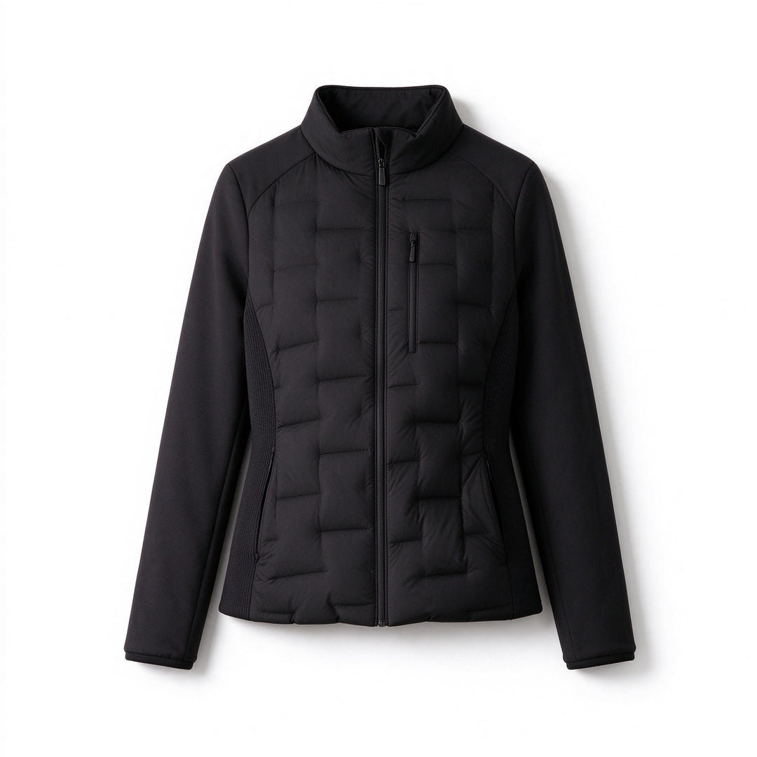 Schlanke Damen-Daunenjacke, Weißentendaunen, leicht und warm