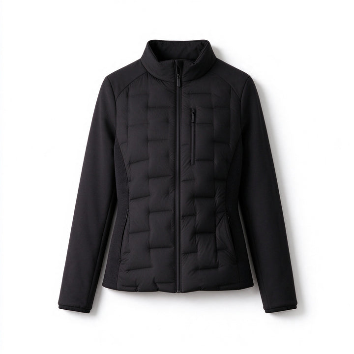 Schlanke Damen-Daunenjacke, Weißentendaunen, leicht und warm
