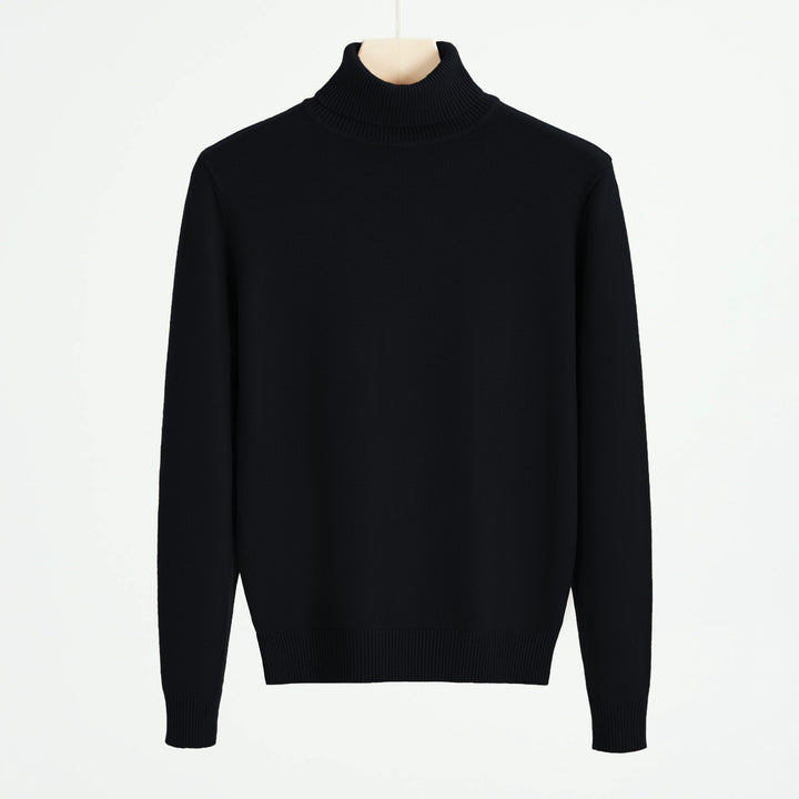 Herren-Strickpullover mit Rollkragen, warm