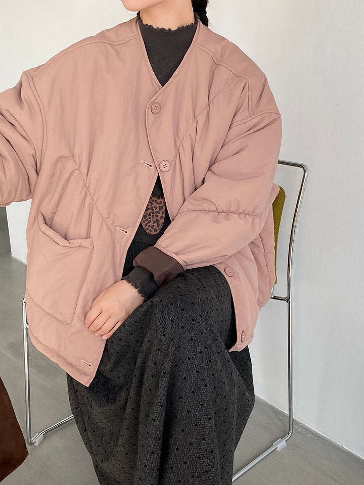 Damen-Steppjacke im Retro-Workwear-Stil