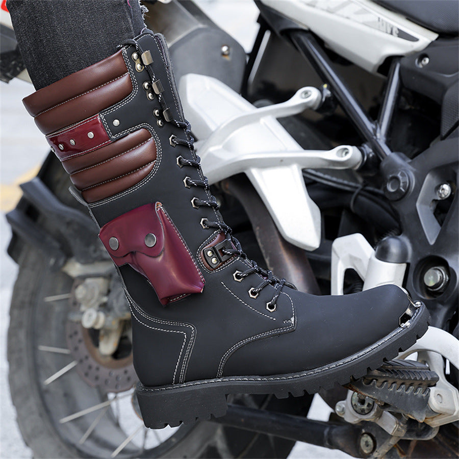 Robuste Herren-Stiefel mit hohem Schaft