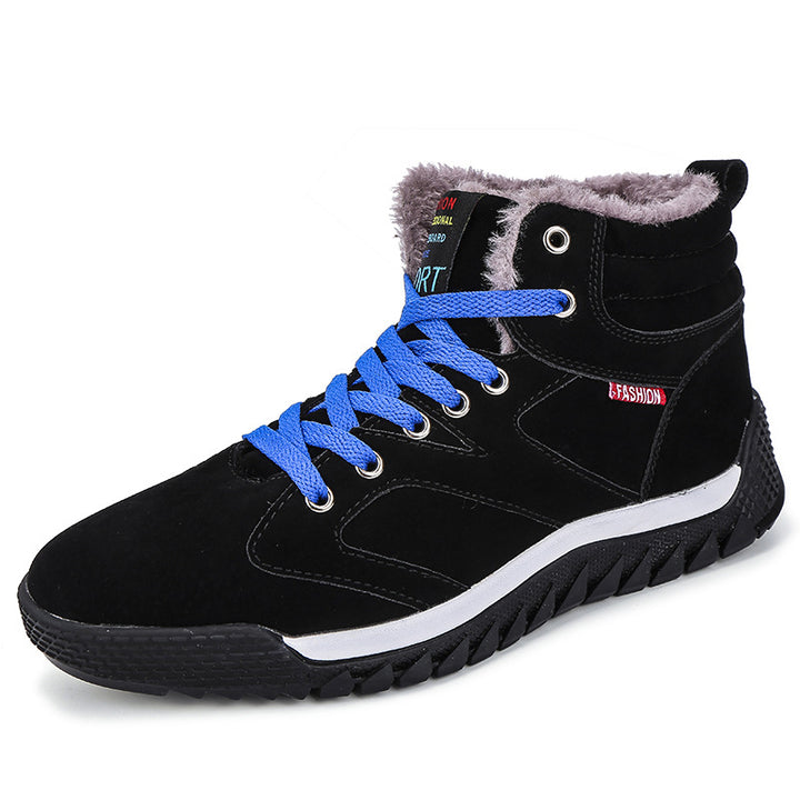 Herren-Winterstiefel, gefüttert, große Größen