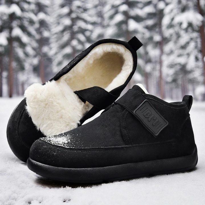 Warme Herren-Winterstiefel, gefüttert, knöchelhoch