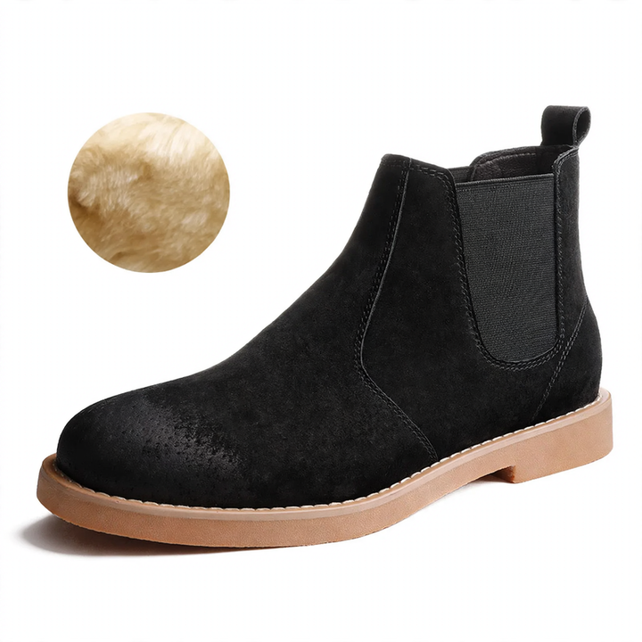 Herren-Chelsea-Boots, gefüttert, britischer Stil