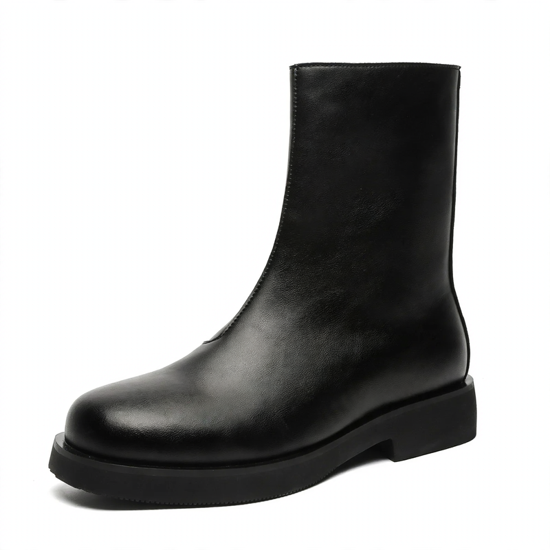 Herren-Chelsea-Boots, eckige Zehenpartie, Modell 66630-J