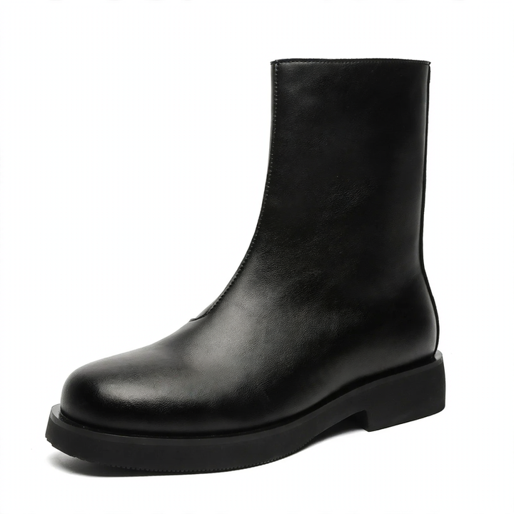 Herren-Chelsea-Boots, eckige Zehenpartie, Modell 66630-J