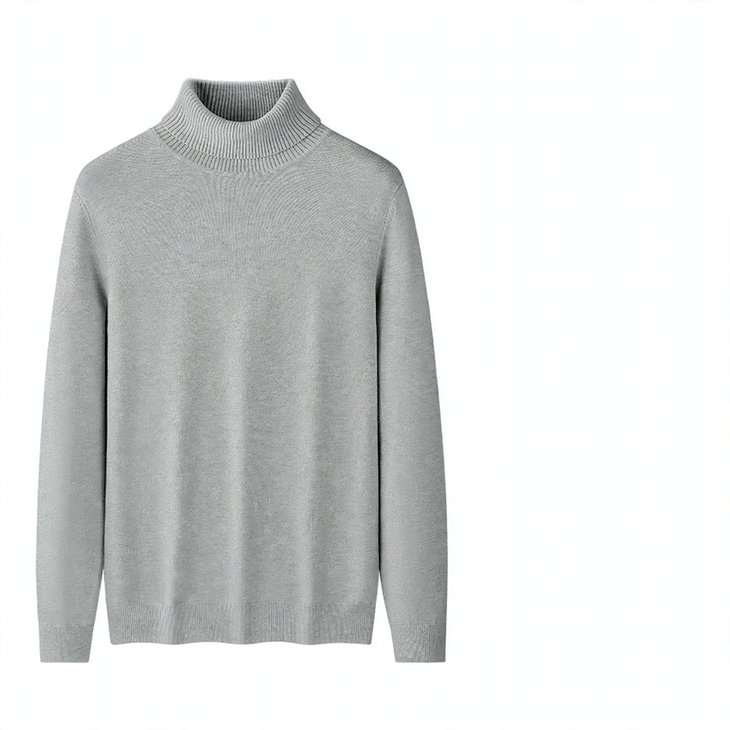 Herren-Rollkragenpullover, gefüttert
