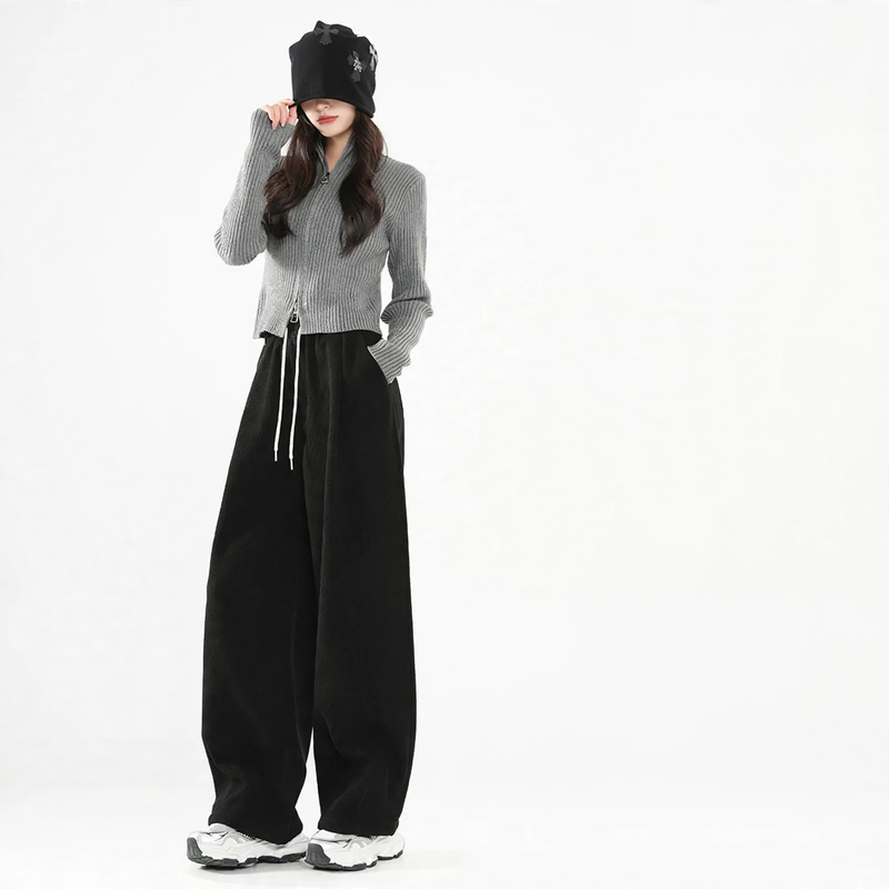 Gefütterte Cord-Freizeithose