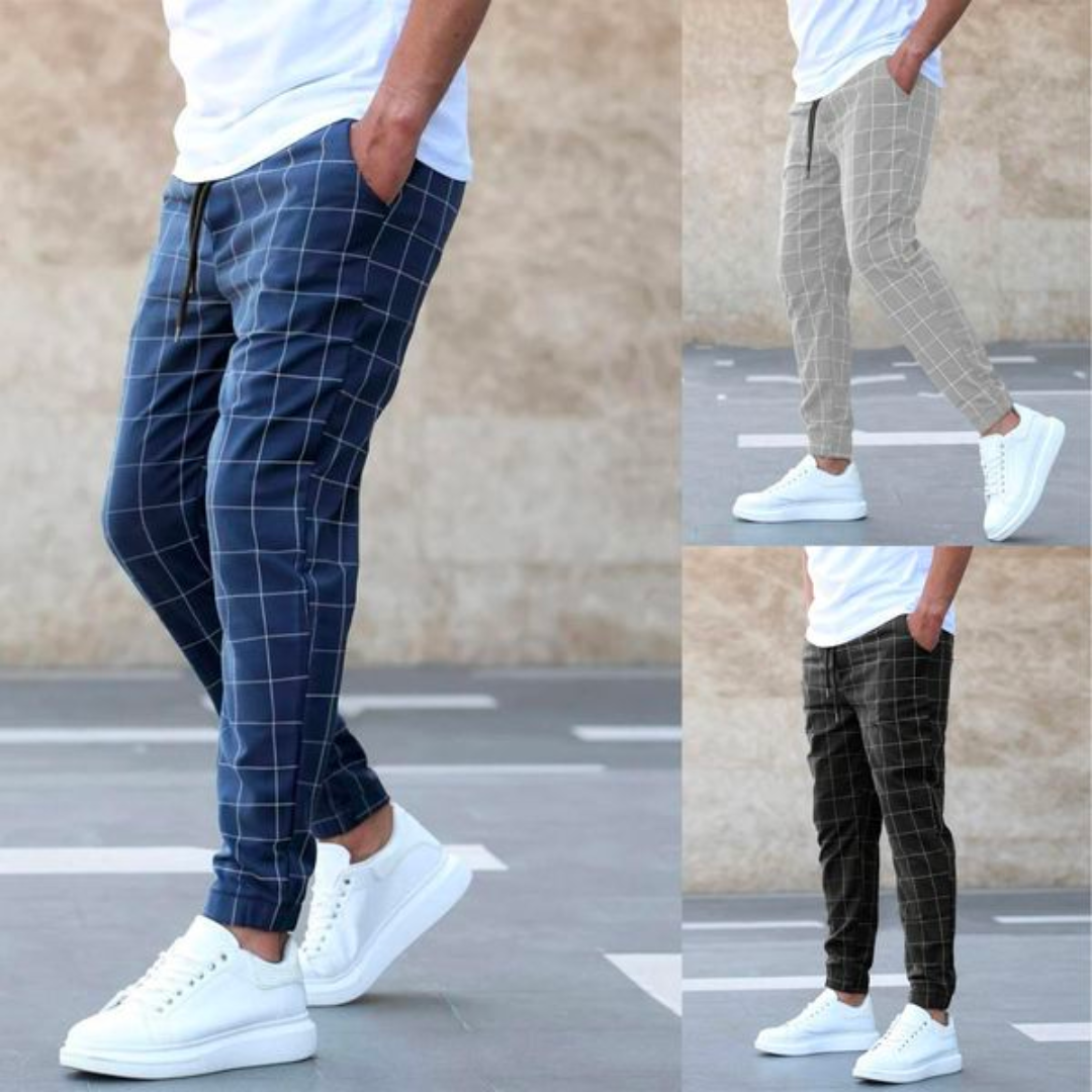 Drune | Elegante Gitter Elite Hosen