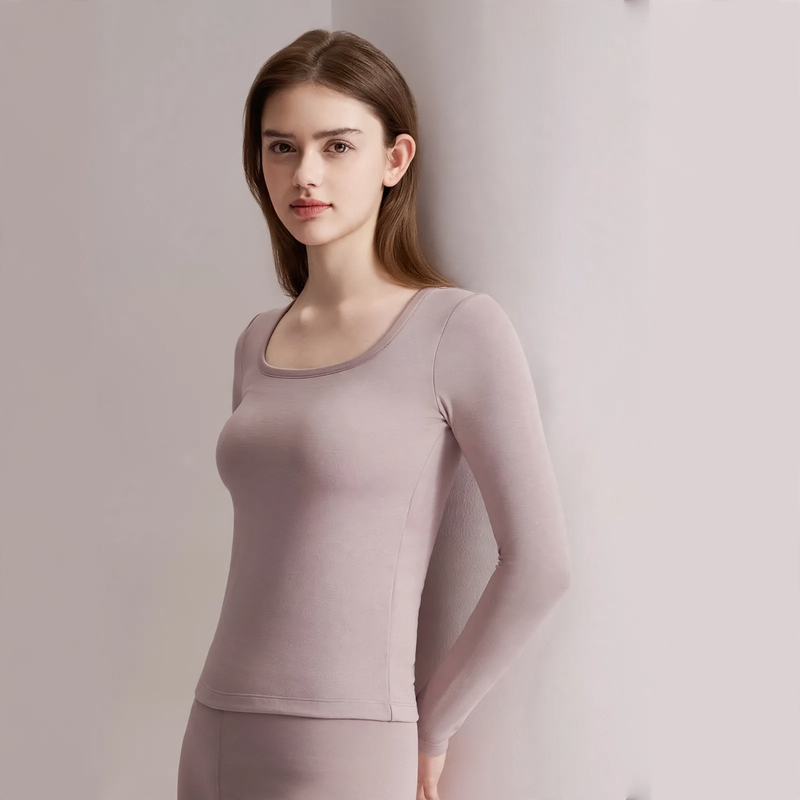 Damen Thermo-Unterwäsche-Set mit integriertem BH
