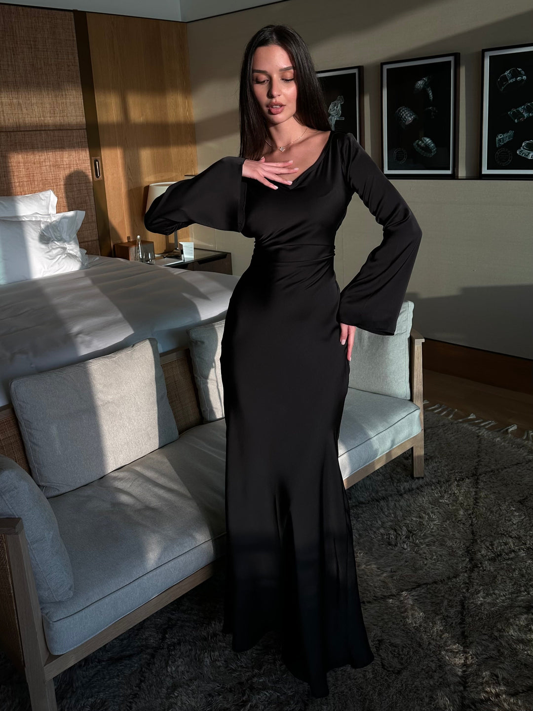 Drune | Leichte Maxikleid mit Romantischem Schnitt
