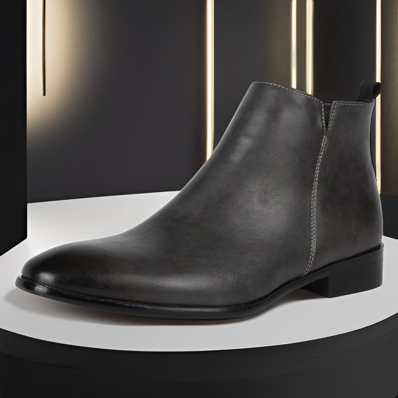 Herren-Chelsea-Boots mit seitlichem Reißverschluss