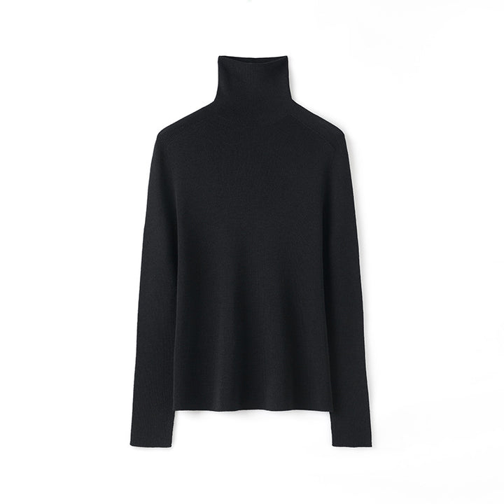 Damen-Rollkragenpullover aus Merinowolle