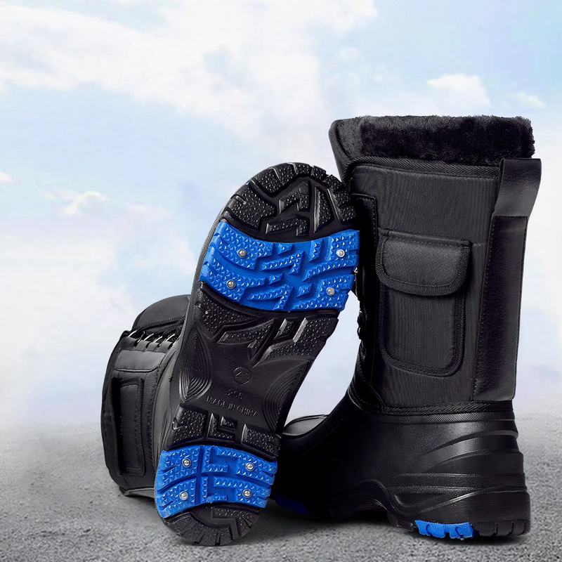 Herren Winter-Angelstiefel, wasserdicht, gefüttert