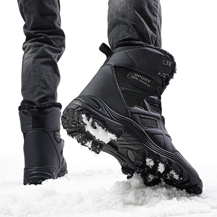 Herren-Winterstiefel, wasserabweisend, gefüttert