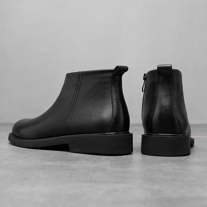 Herren Chelsea-Stiefel, schlichtes Design, Kunstleder