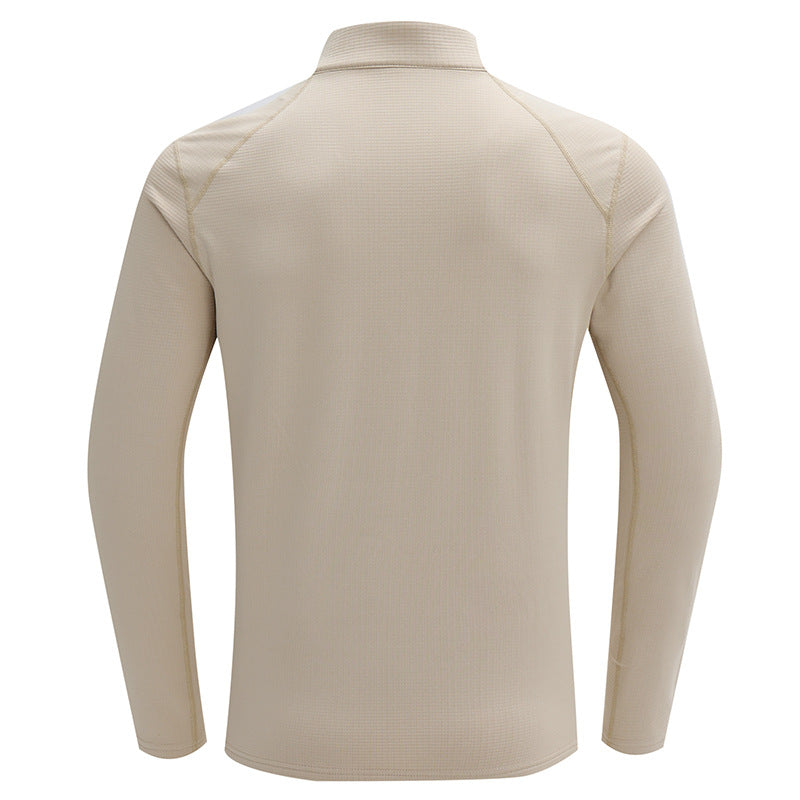 Sportliches Fleece-Sweatshirt mit Stehkragen