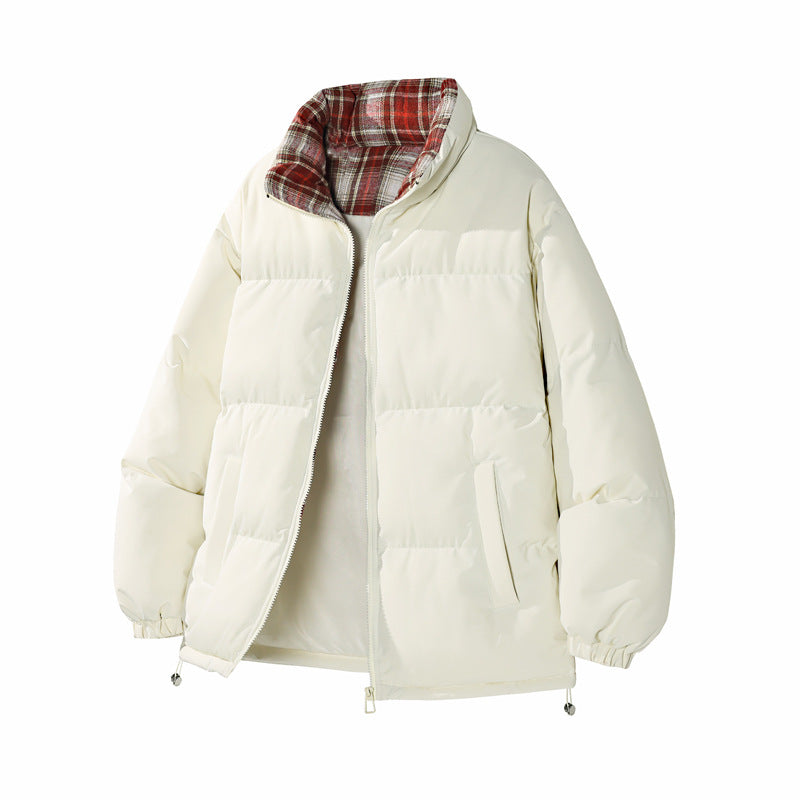 Herren-Steppjacke mit Stehkragen, gefüttert