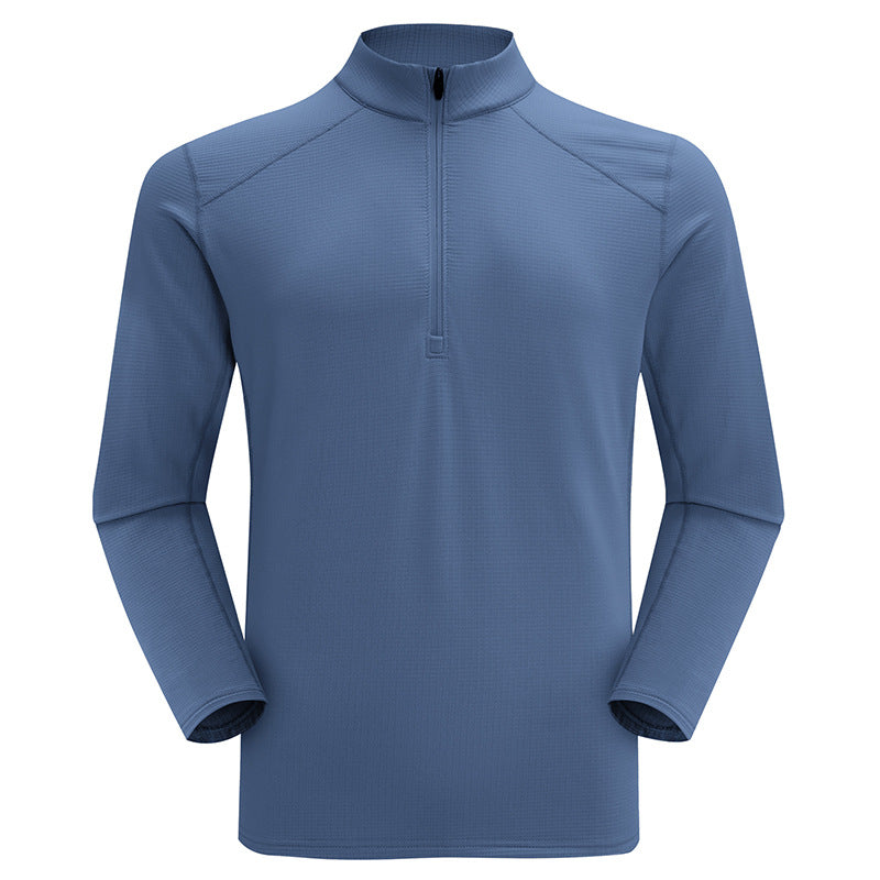 Sportliches Fleece-Sweatshirt mit Stehkragen