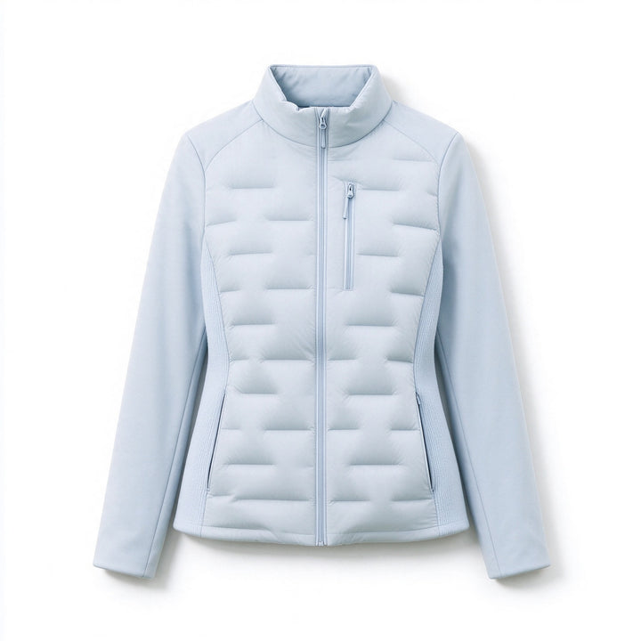 Schlanke Damen-Daunenjacke, Weißentendaunen, leicht und warm
