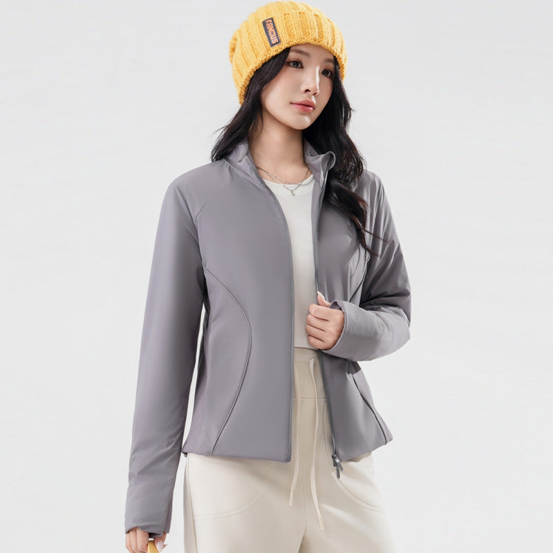 Leichte Unisex-Steppjacke mit Wollfüllung