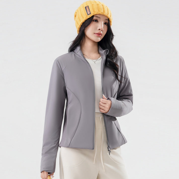 Leichte Unisex-Steppjacke mit Wollfüllung
