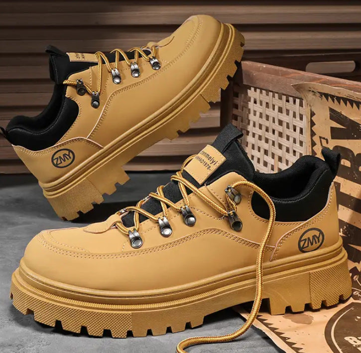 Robuste Herren-Winterstiefel mit Warmfutter