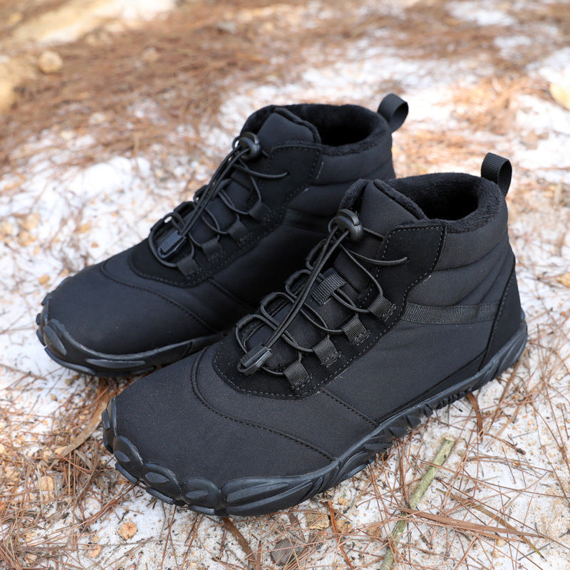 Gefütterte Herren-Winterstiefel, wasserabweisend