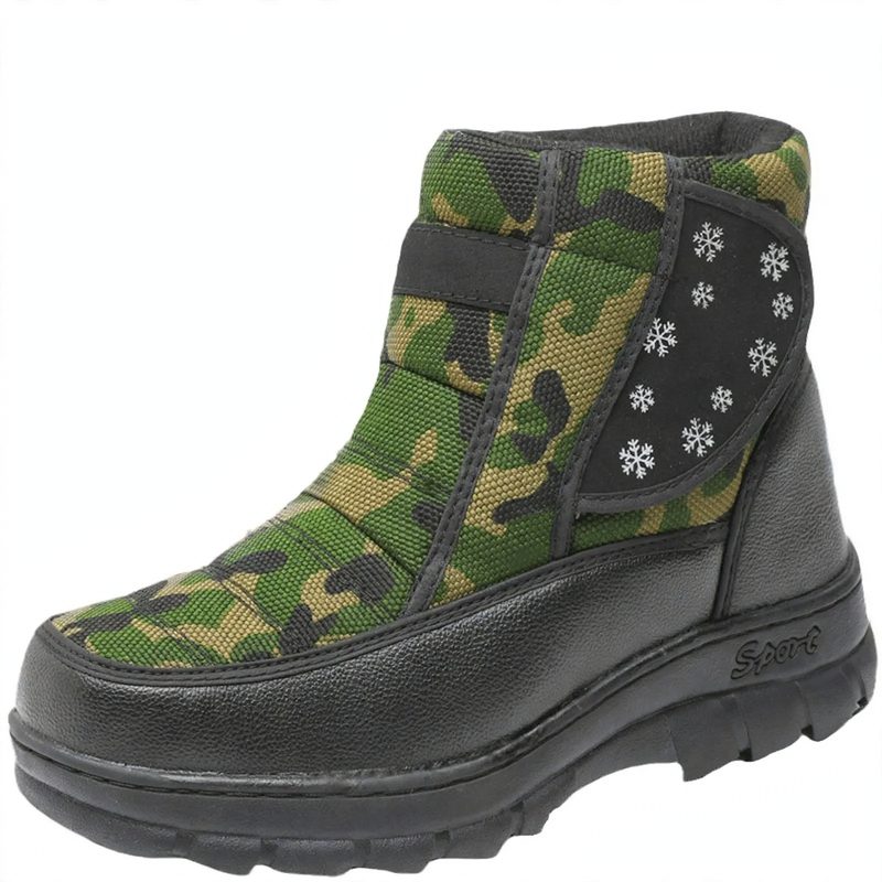 Gefütterte Winter-Schneestiefel, wasserabweisend und rutschfest