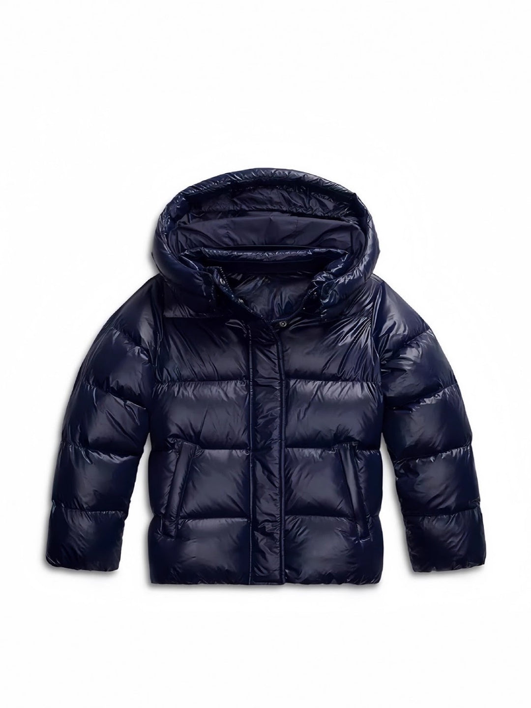 Gefütterte Damen-Kapuzenjacke im modernen Stil