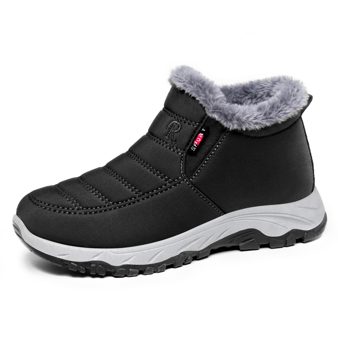 Gefütterte Unisex-Winterstiefel mit Wollmischfutter