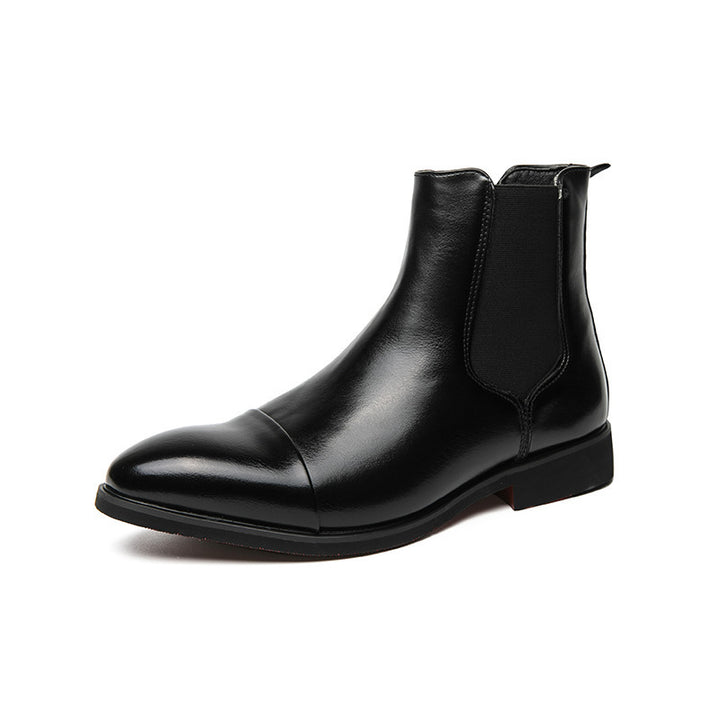 Herren-Chelsea-Boots, spitz zulaufend