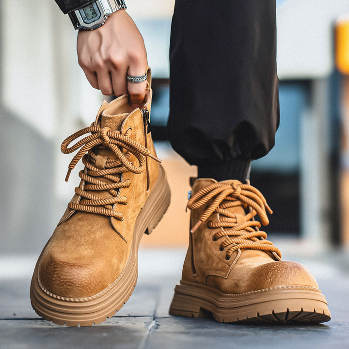 Klassische Herren-Stiefel aus Schweinsleder