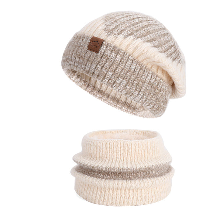 Strickmütze und Loop-Schal Set