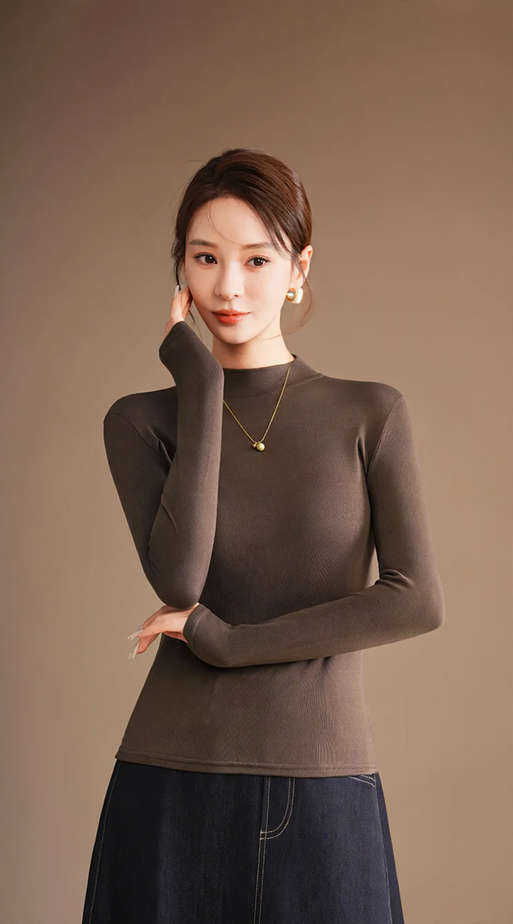 Damen-Strickpullover, elastisch, für Herbst und Winter