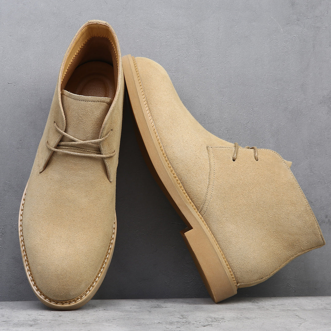 Herren-Wüstenstiefel, Wildleder-Optik, hohe Passform