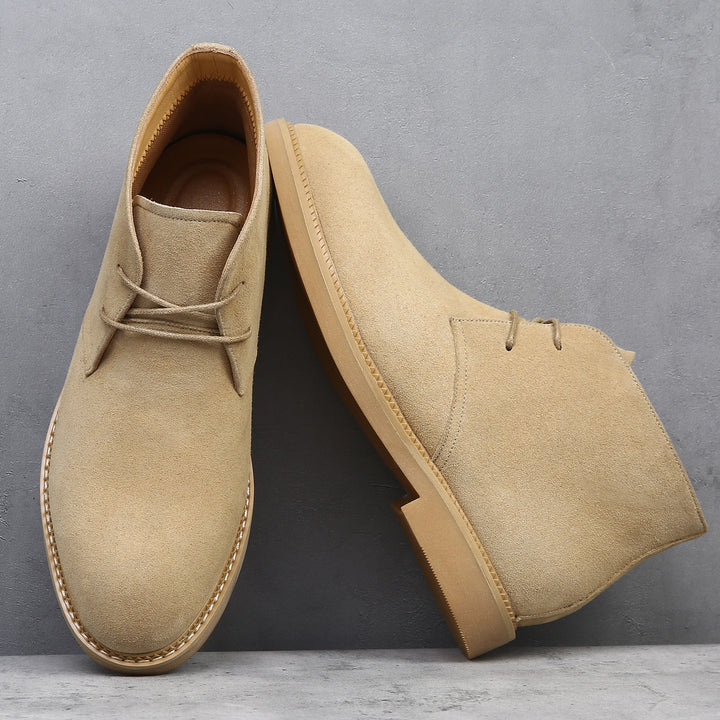 Herren-Wüstenstiefel, Wildleder-Optik, hohe Passform