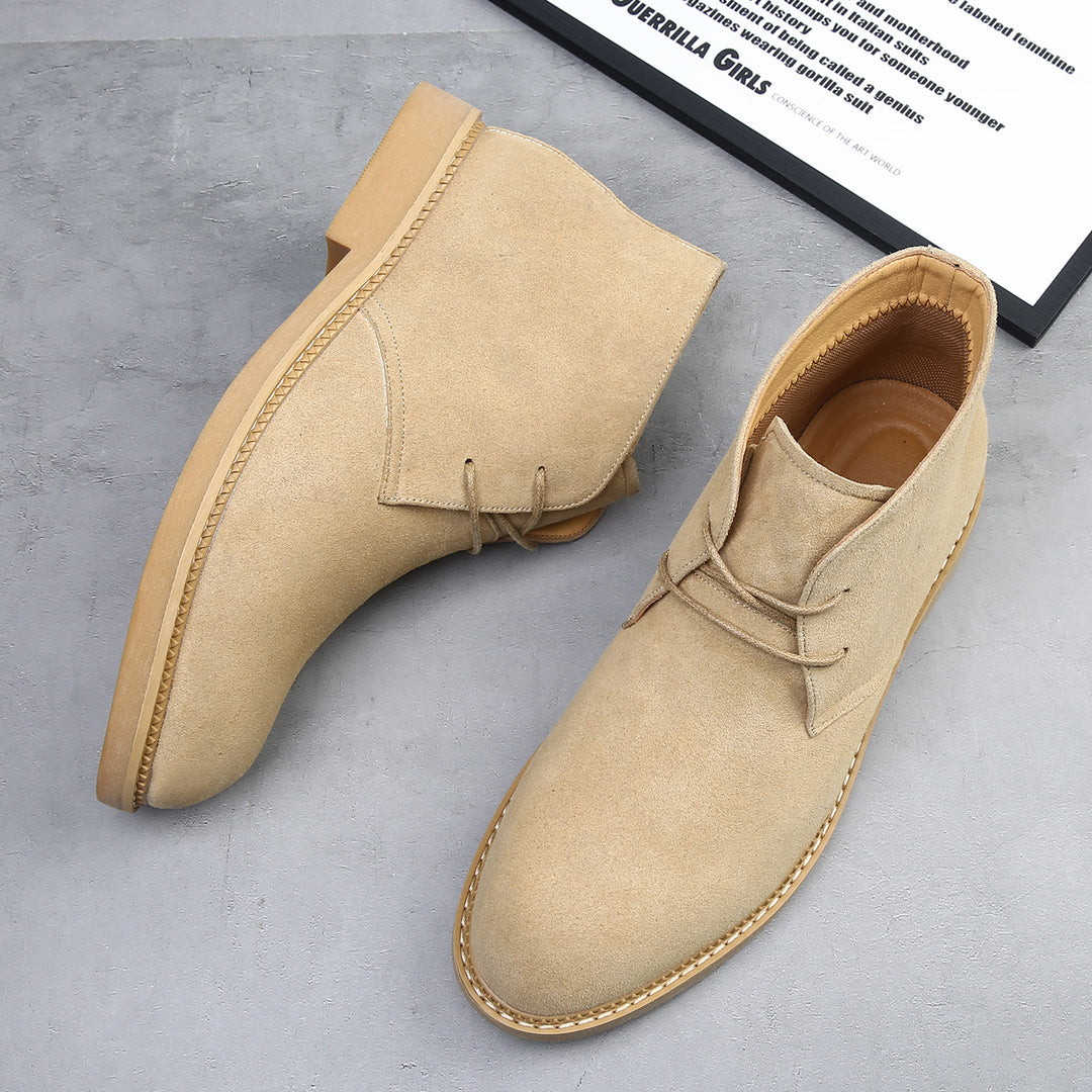 Herren-Wüstenstiefel, Wildleder-Optik, hohe Passform