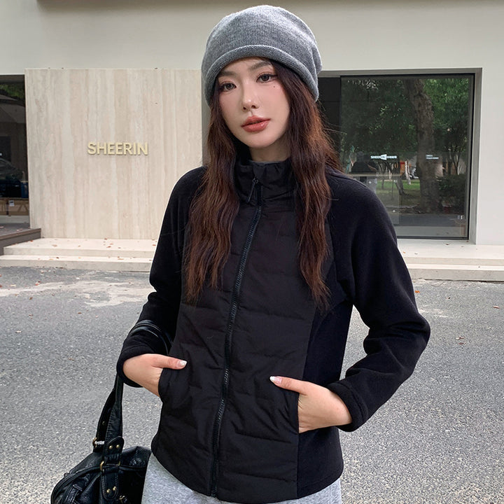 Sportliche Daunenjacke mit Graphen-Fleece-Futter
