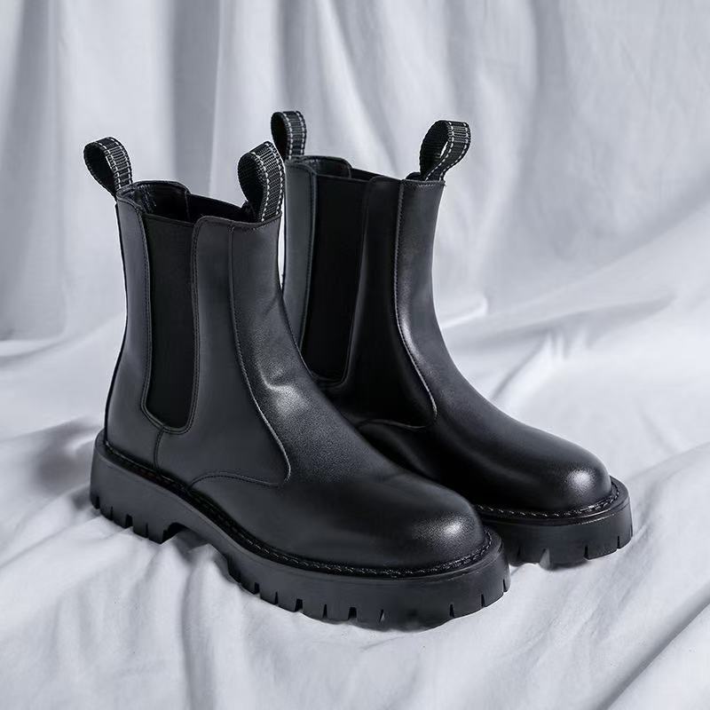 Herren-Chelsea-Stiefel im britischen Stil