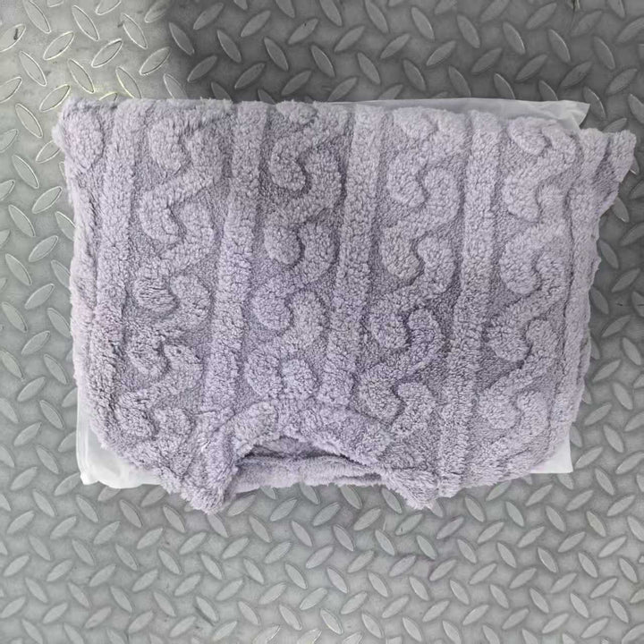 Damen-Pyjama-Set aus dickem Korallenfleece, große Größen