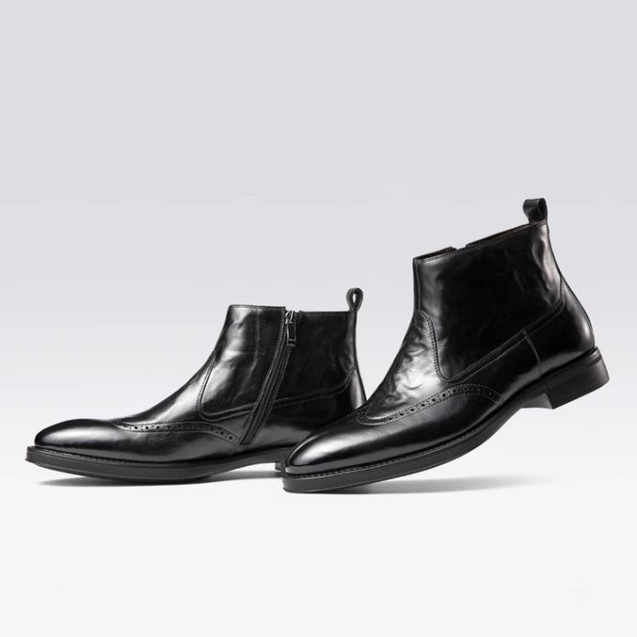 Retro Chelsea-Stiefel mit Warmfutter
