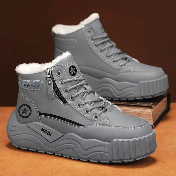 Herren Winter-Schneestiefel, gefüttert, rutschfest