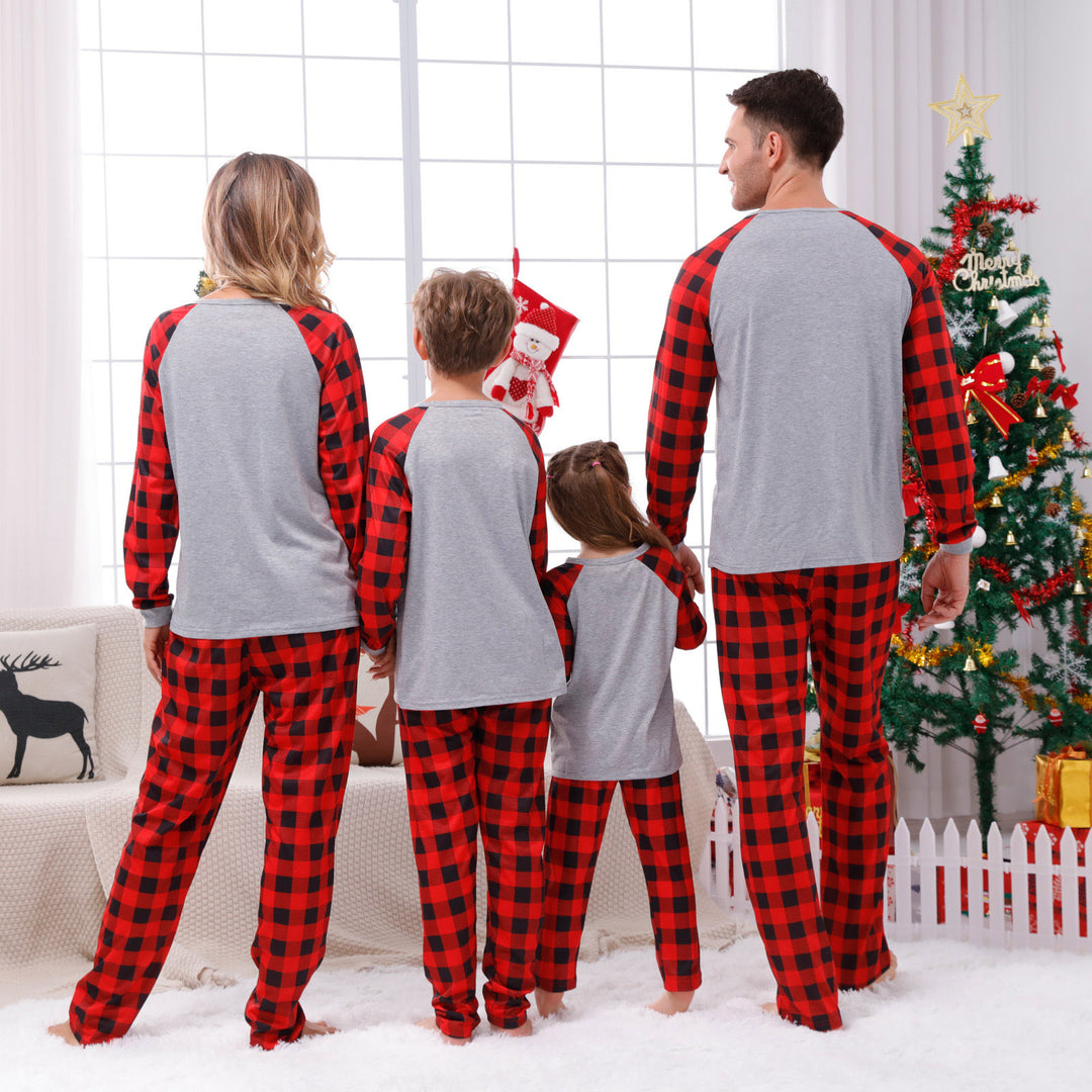 Familien-Schlafanzug-Set mit Karomuster