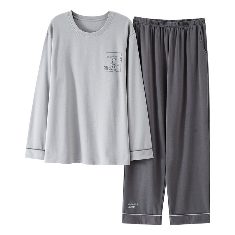 Herren-Pyjama-Set aus Modal, langärmelig
