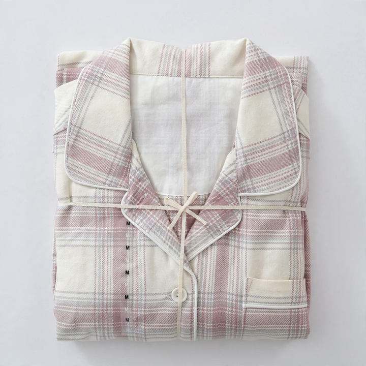 Japanisches Flanell-Schlafanzug-Set für Paare