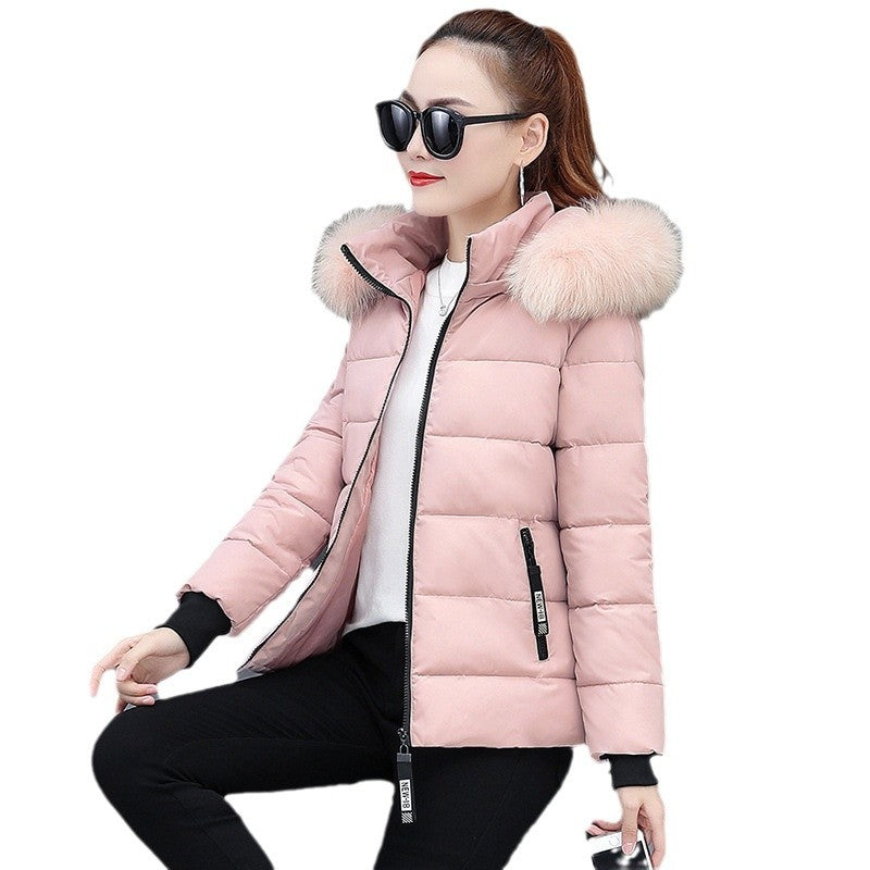 Damen-Winterjacke, kurz, tailliert