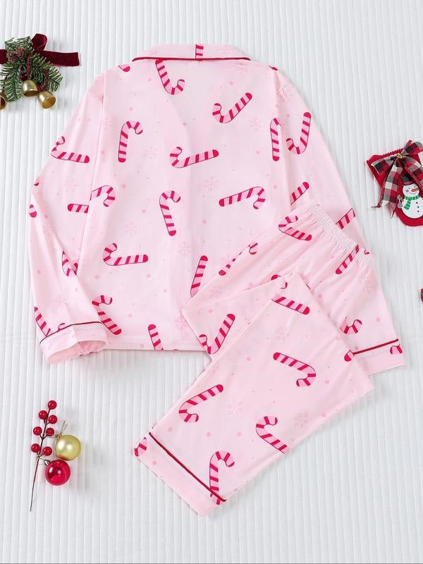 Weihnachts-Schlafanzug aus Flanell T 75991